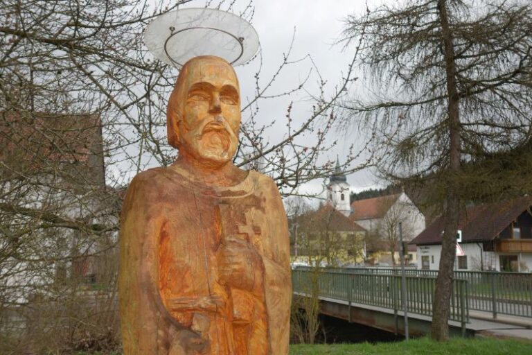 escultura de madera de San Gunther