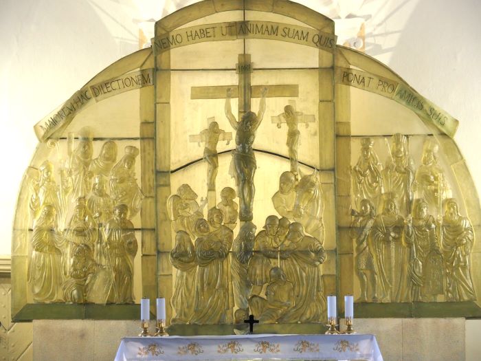 altar de vidrio