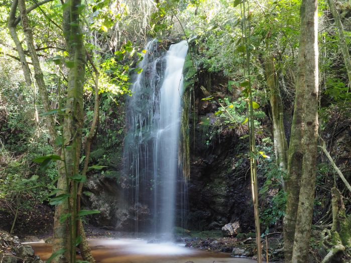 cascada en el valle de Witvoetskloof