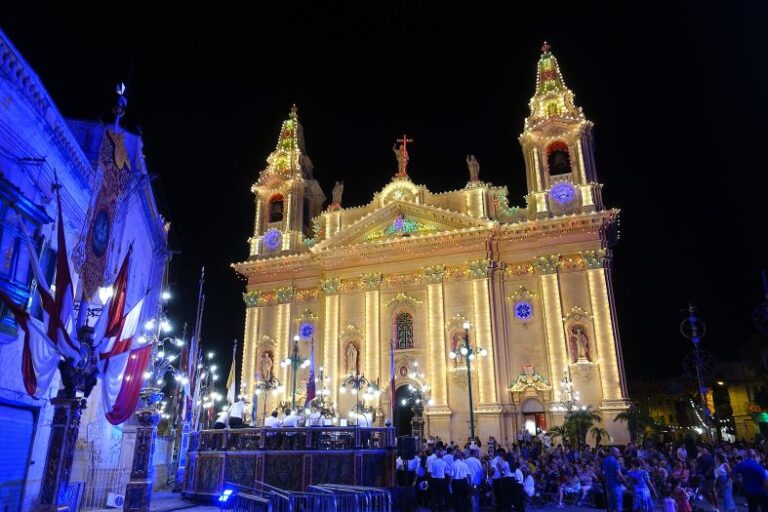 La iglesia de Santa María en Naxxar